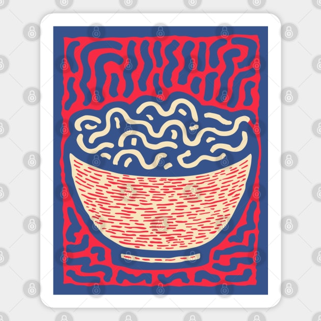 Steaming Bowl of Comfort Magnet by TuncGK